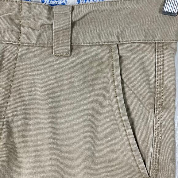 XLARGE Pants Men W32, Beige,Logo-Print,Zip,Pocket,Cotton100% - Picture 4 of 16